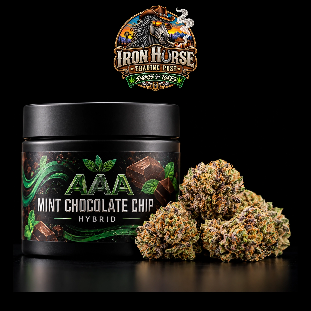 AAA – Mint Chocolate Chip Hybrid v2 AAA - Mint Chocolate Chip Hybrid - Image 1