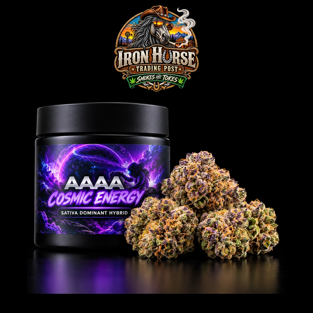 AAAA – Cosmic Energy Sativa Dominant Hybrid v2 AAAA - Cosmic Energy Sativa Dominant Hybrid - Image 1