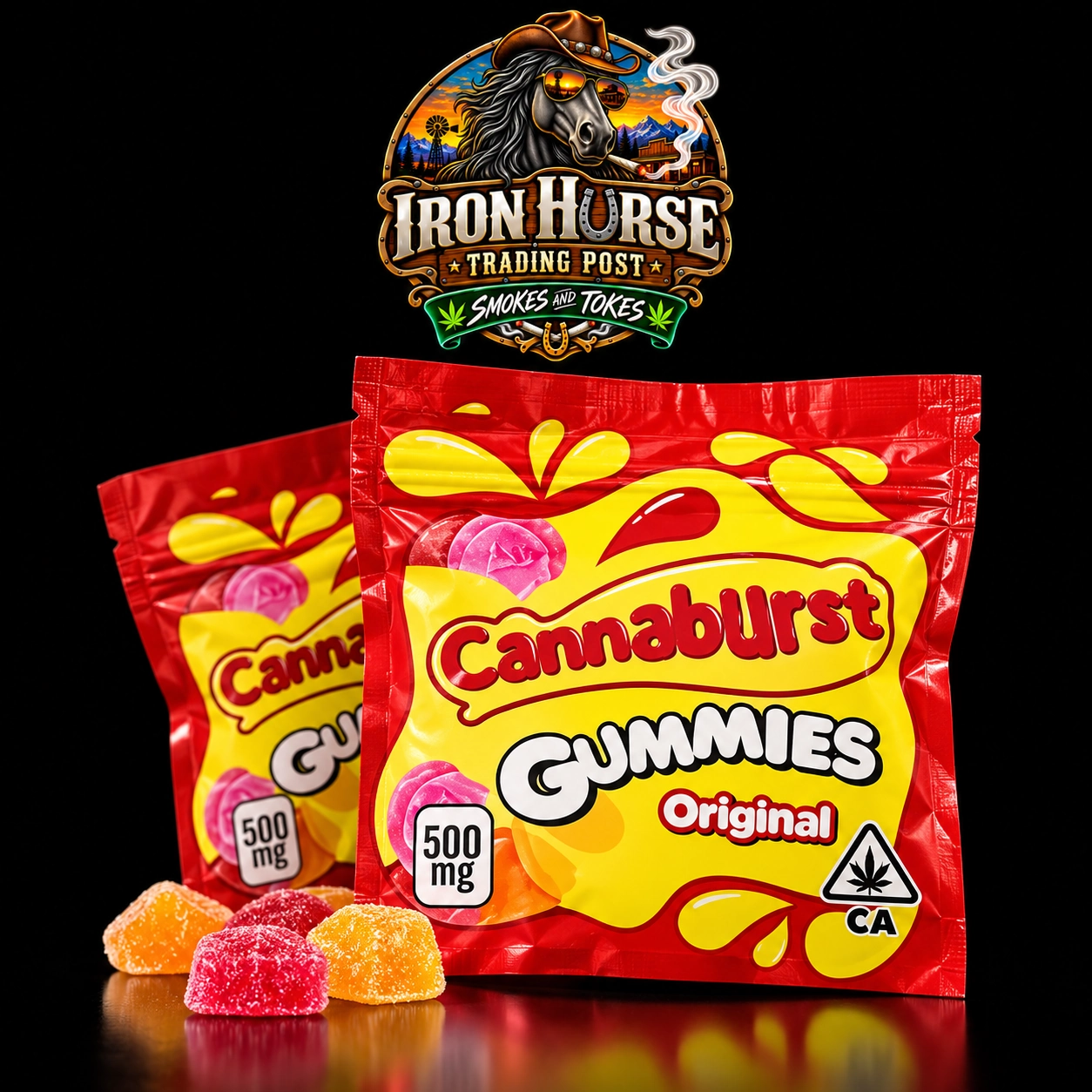 Cannaburst Gummies 500mg v2 Cannaburst Gummies 500mg - Image 1