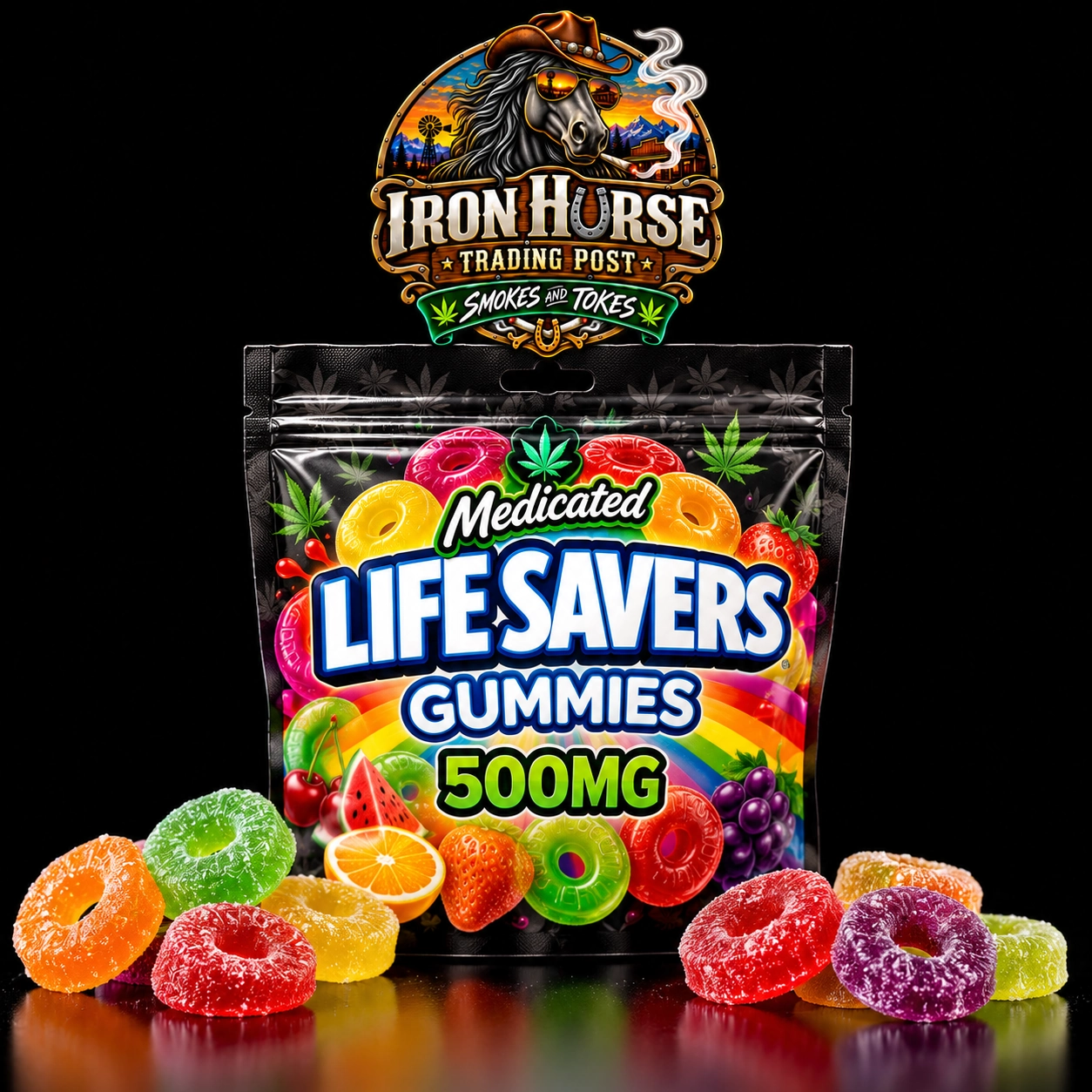 Medicated LifeSavers Gummies 500mg v2 Medicated LifeSavers Gummies 500mg - Image 1